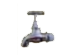 Brass Bib Cock Full Turn (Chrome Plated)