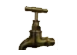 Brass Bib Cock Full Turn (Natural Brass)