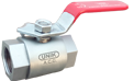 3 Piece Design Mild Steel Ball Valve (Satin/Mat Finish)